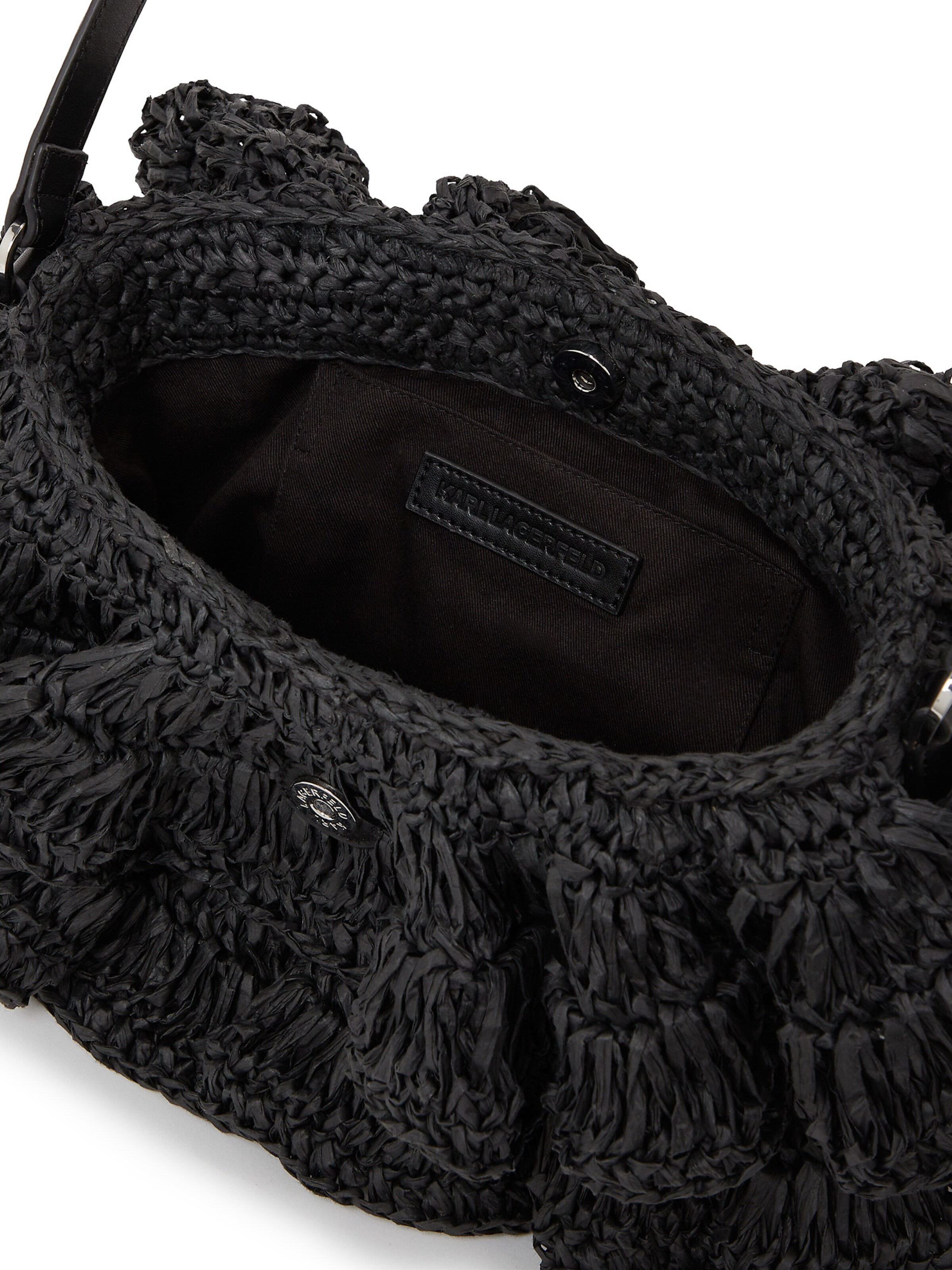 Karl Lagerfeld Torba na ramię w kolorze czarny