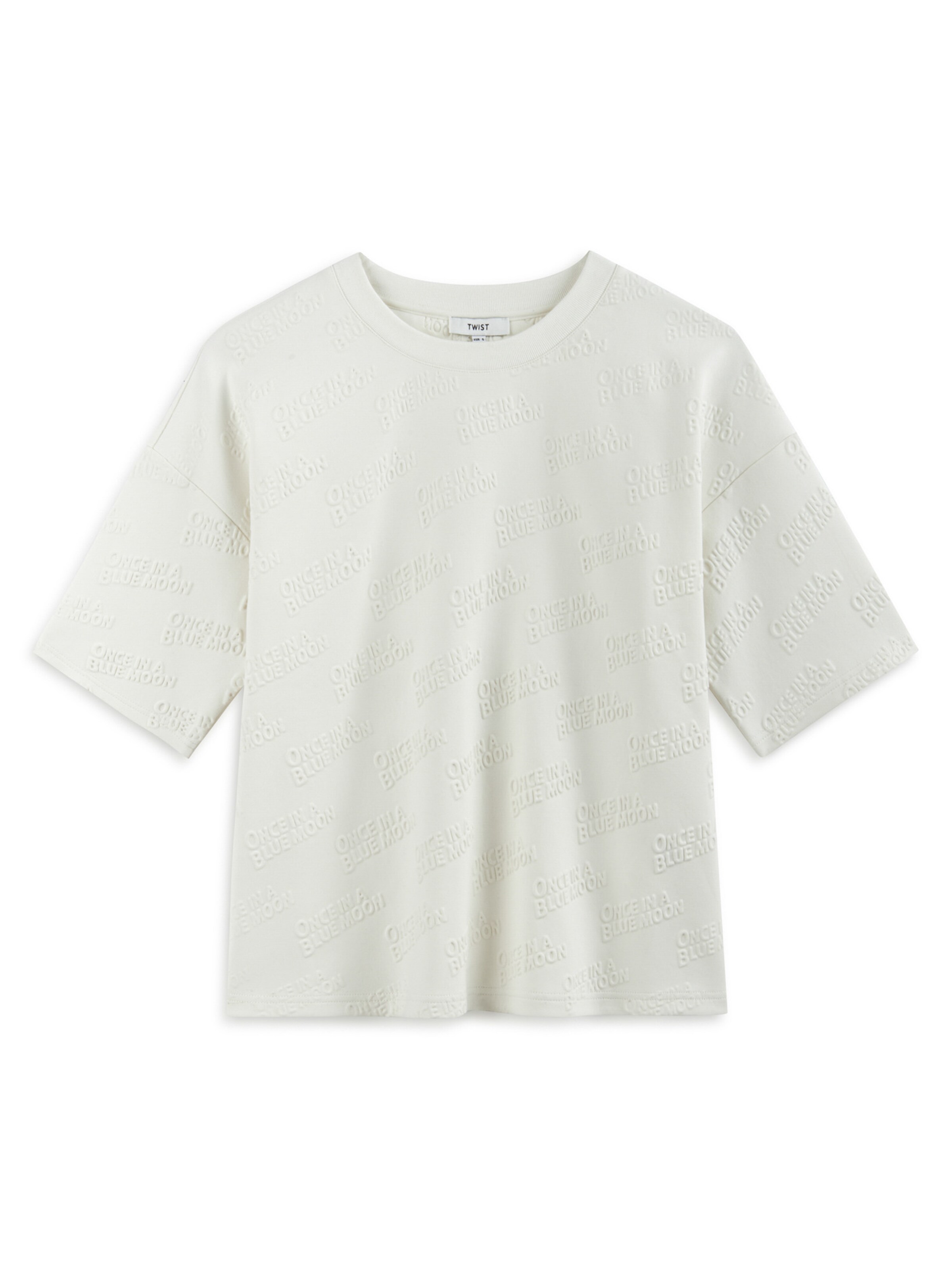 Twist Shirt in Beige: front