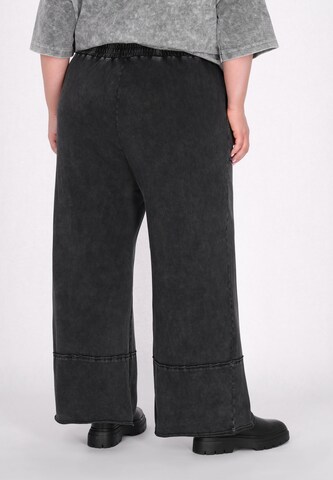 myMo ROCKS - Loosefit Pantalón 'Fashion Look' en negro