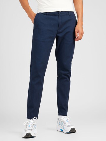 Coupe slim Pantalon chino 'MARK' Only & Sons en bleu : devant