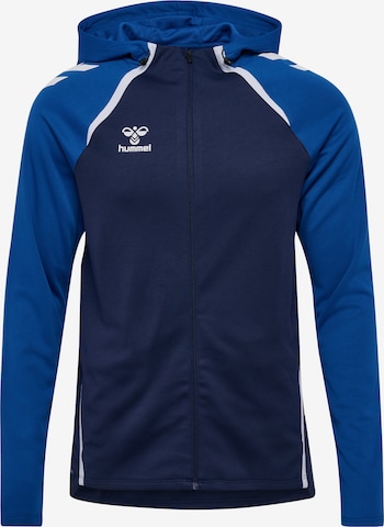 Hummel Sportsweatjacke 'Lead 2.0' in Blau: Vorderseite