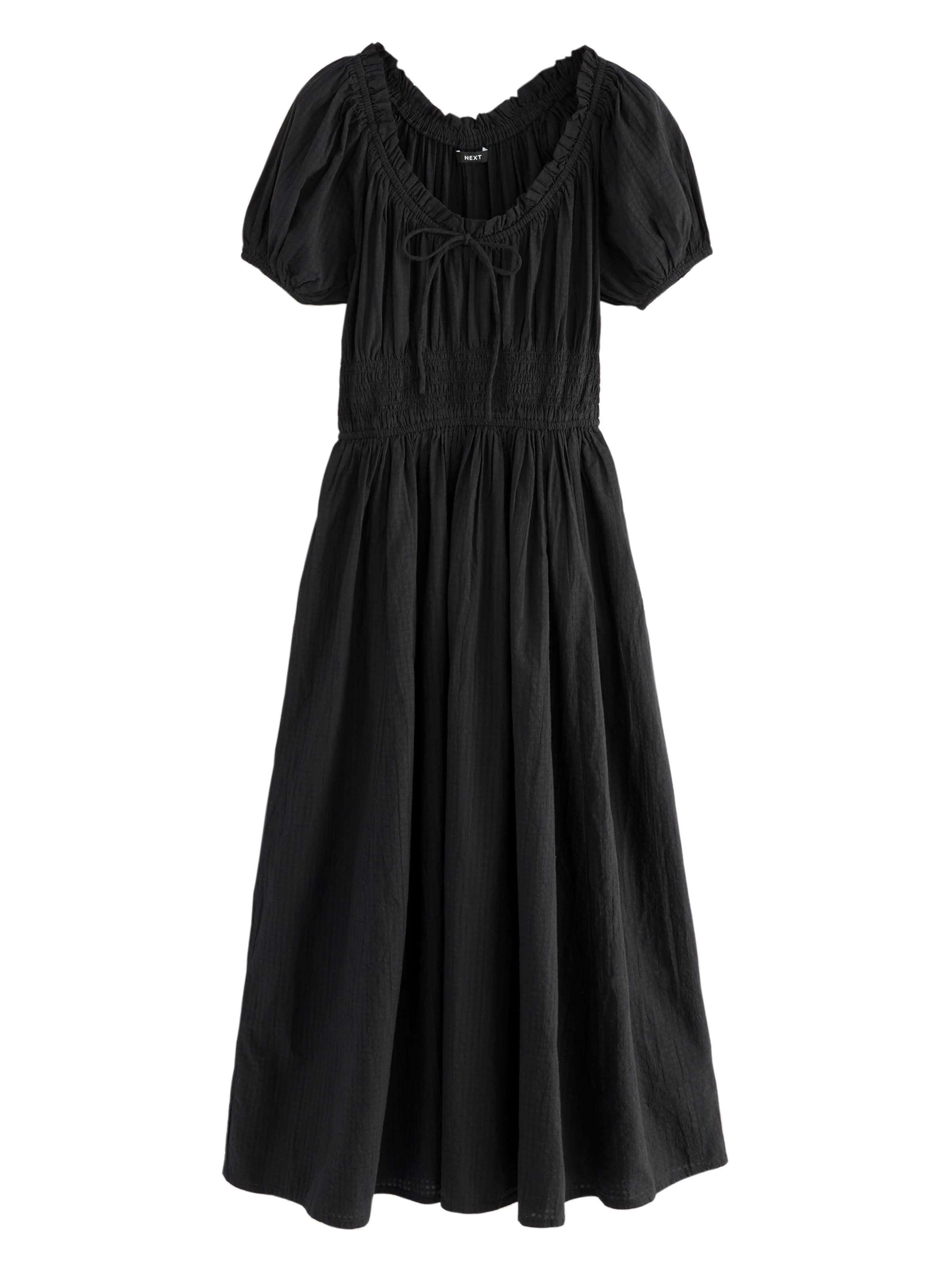 Next Letní šaty – černá: přední strana