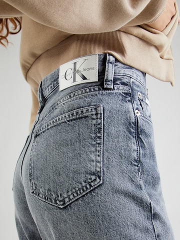 Calvin Klein Jeans Štandardný strih Džínsy 'HIGH RISE STRAIGHT' - Modrá