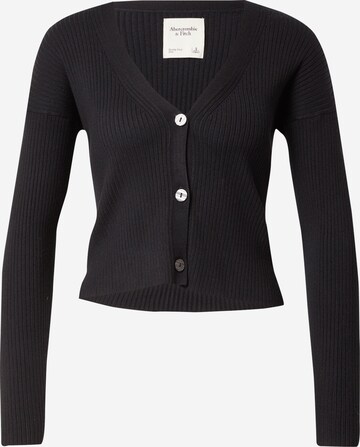 Cardigan Abercrombie & Fitch en noir : devant