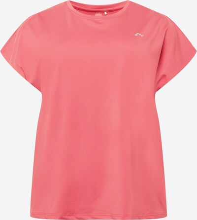 Only Play Curvy Sportshirt 'AUBREE' in hellgrau / altrosa, Produktansicht