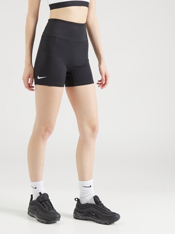 NIKE Slimfit Spodnie sportowe w kolorze czarny: przód
