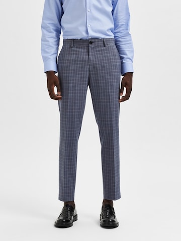 SELECTED HOMME Regular Chino in Grijs: voorkant