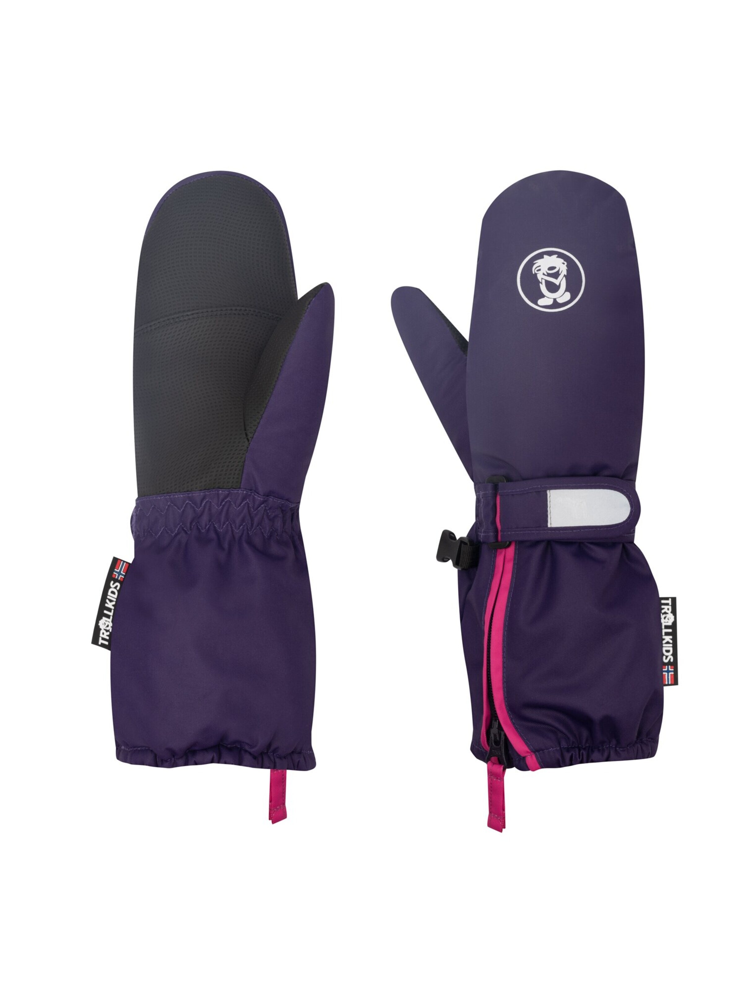 TROLLKIDS Gloves in Purple: front