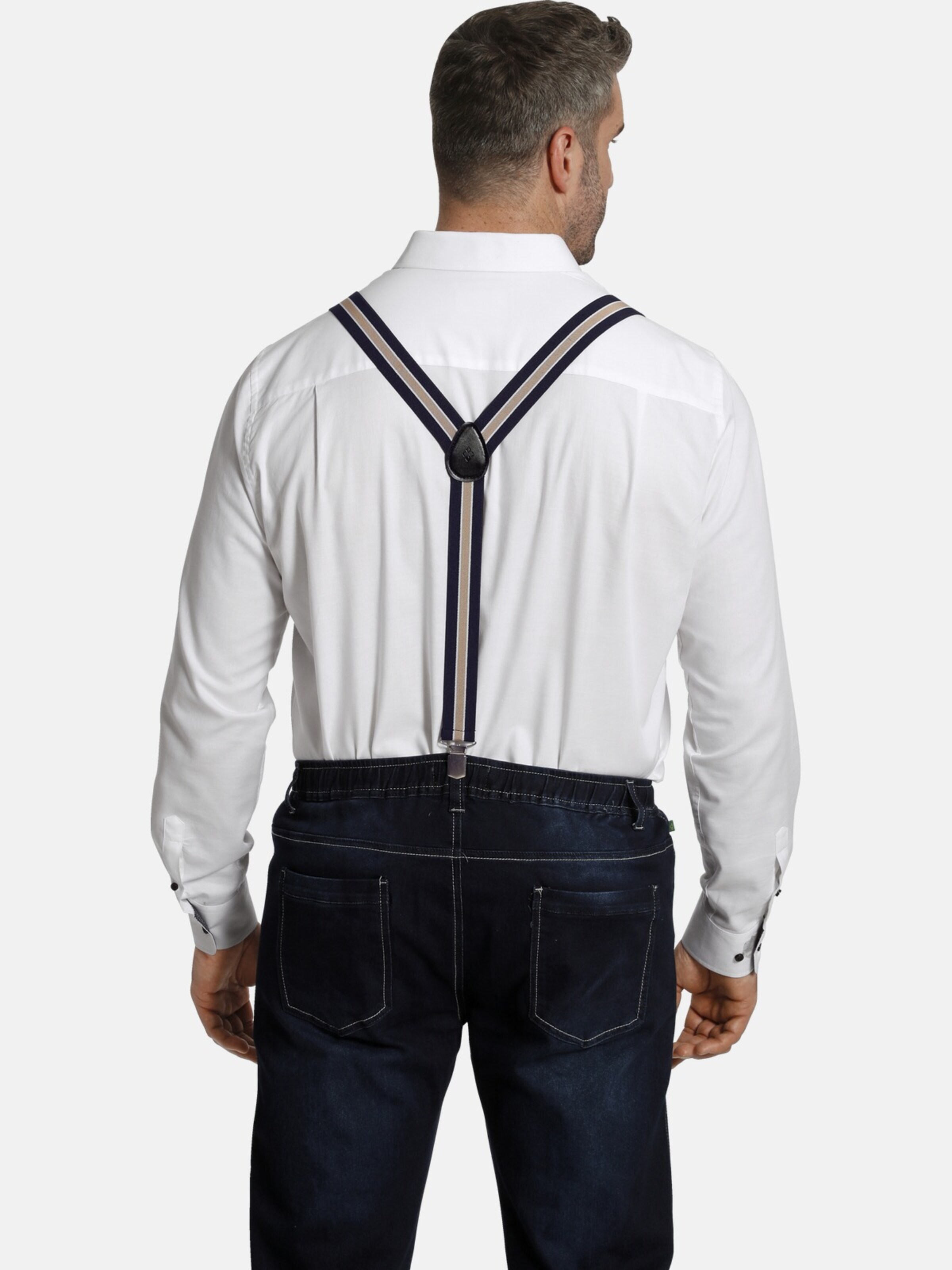 Männer Anzug - Accessoires Charles Colby Hosenträger 'Lord Thady' in Marine - GY80825 Männer Anzug - Accessoires Charles Colby Hosenträger 'Lord Thady' in Marine - GY80825