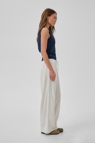 My Essential Wardrobe Wide Leg Hose 'Dias' in Weiß