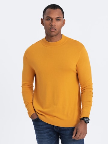 Pull-over 'OM-SWTN-0100' Ombre en jaune : devant