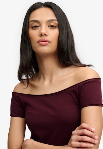 Superdry & Co Shirt 'Bardot' in Rood