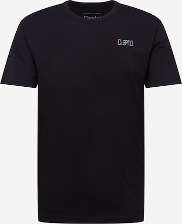 Cleptomanicx T-Shirt 'Möwe Dyed' in Schwarz: predná strana