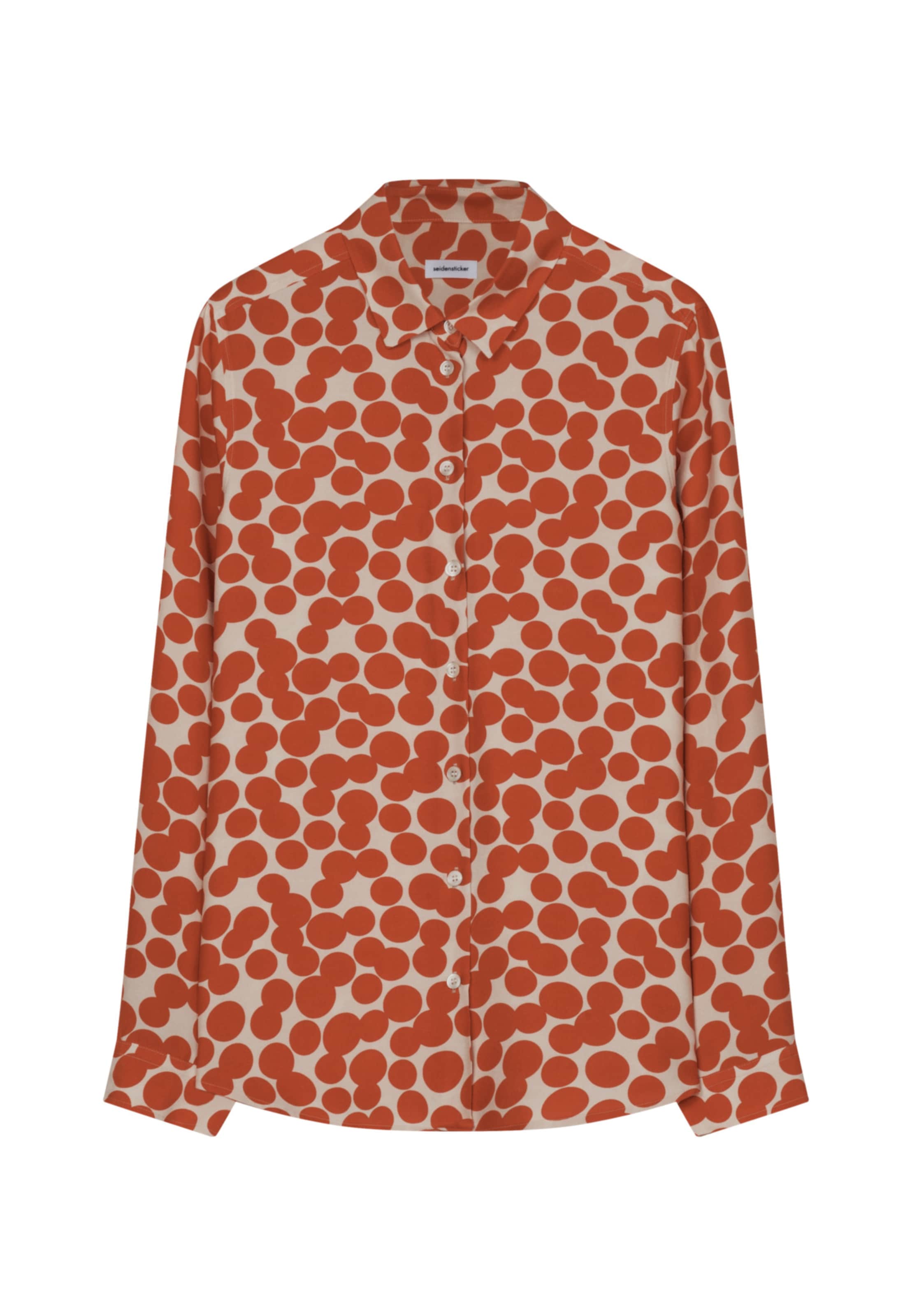SEIDENSTICKER Blouse in Orange: front