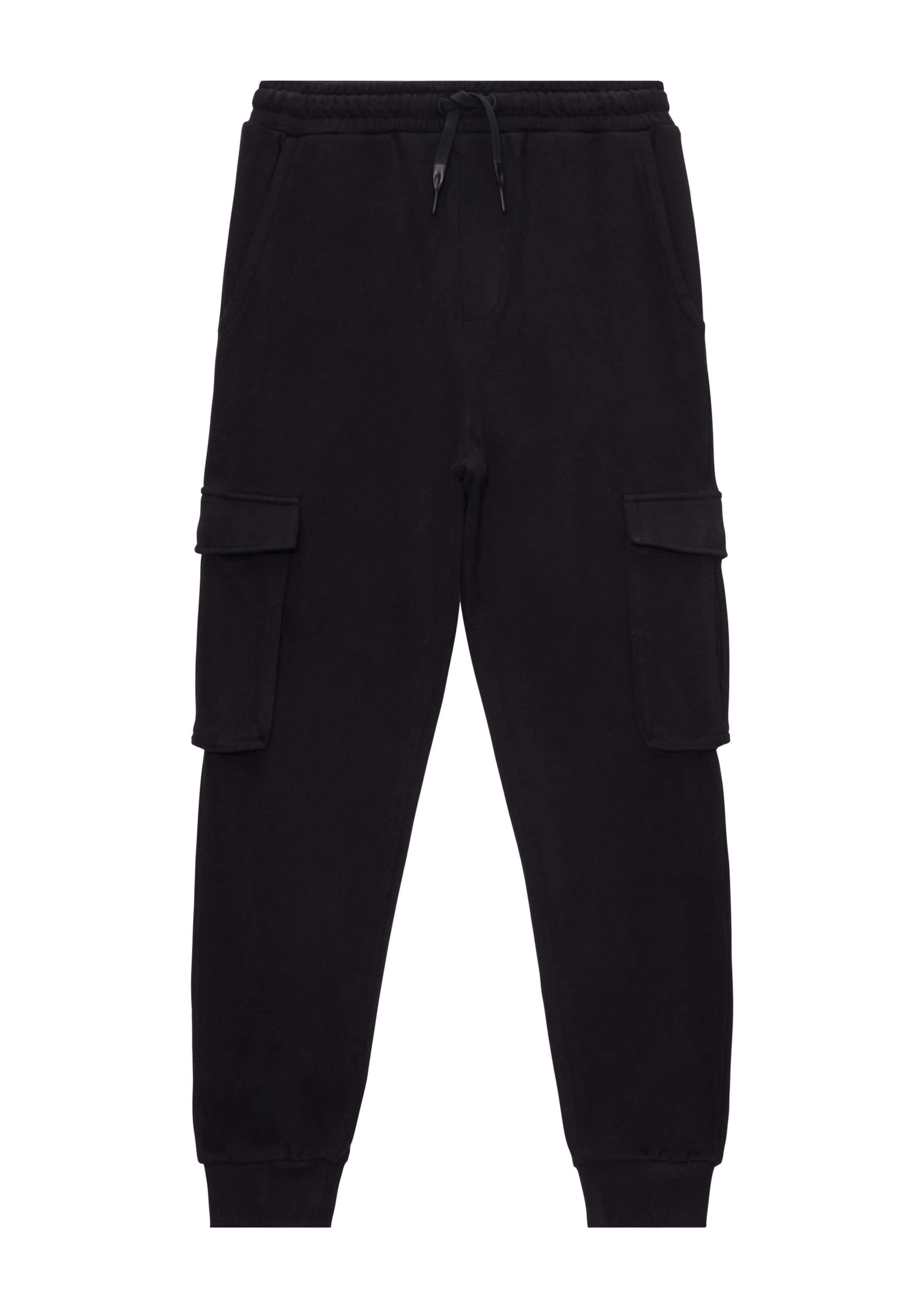 s.Oliver Tapered Broek in Zwart: voorkant