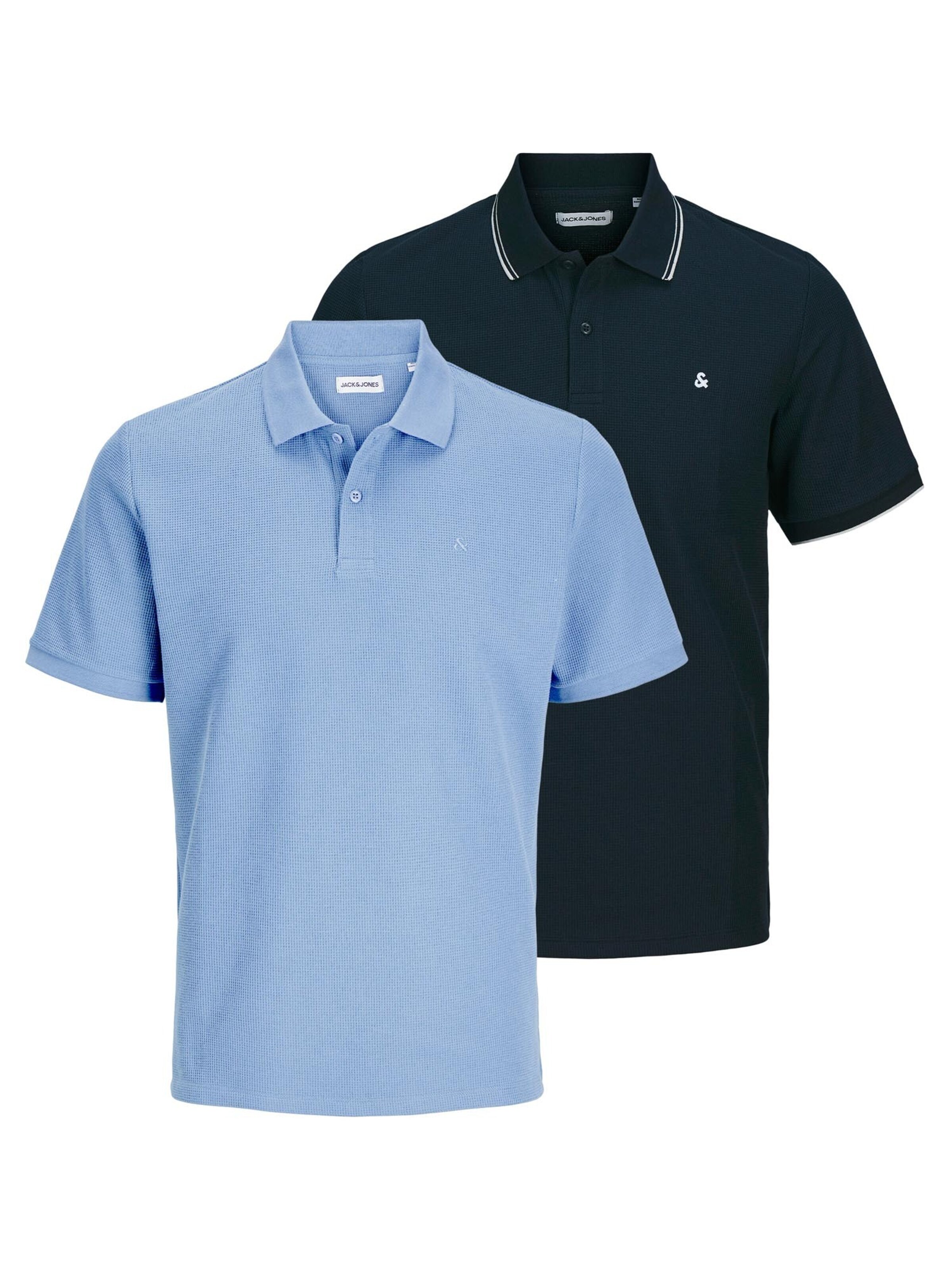 JACK & JONES Shirt 'Austin'‌‌‌‌‌‌‌‌ in Blau: Vorderseite