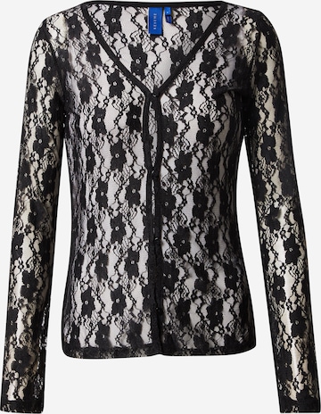 Résumé Blouse 'OLGA' in Zwart: voorkant