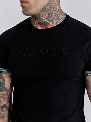 Maglietta di SikSilk in nero