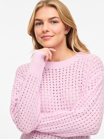 VILA Sweater 'VIOa' in Pink