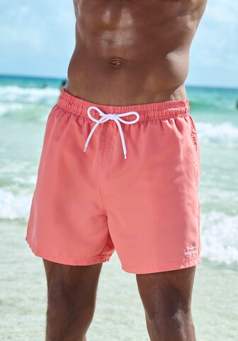 VENICE BEACH Badeshorts i orange: forside