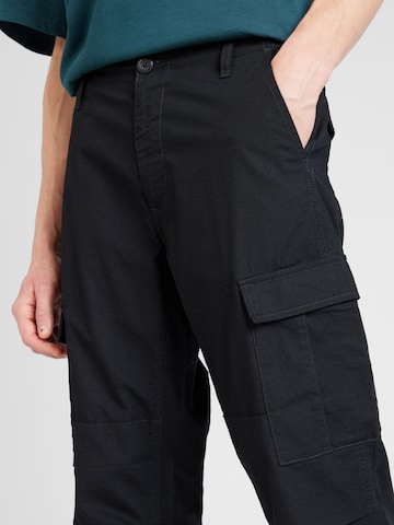Carhartt WIP Ohlapna forma Kargo hlače 'Aviation' | črna barva