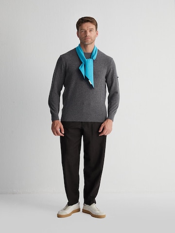 SILK & CASHMERE Gebreid vest in Grijs
