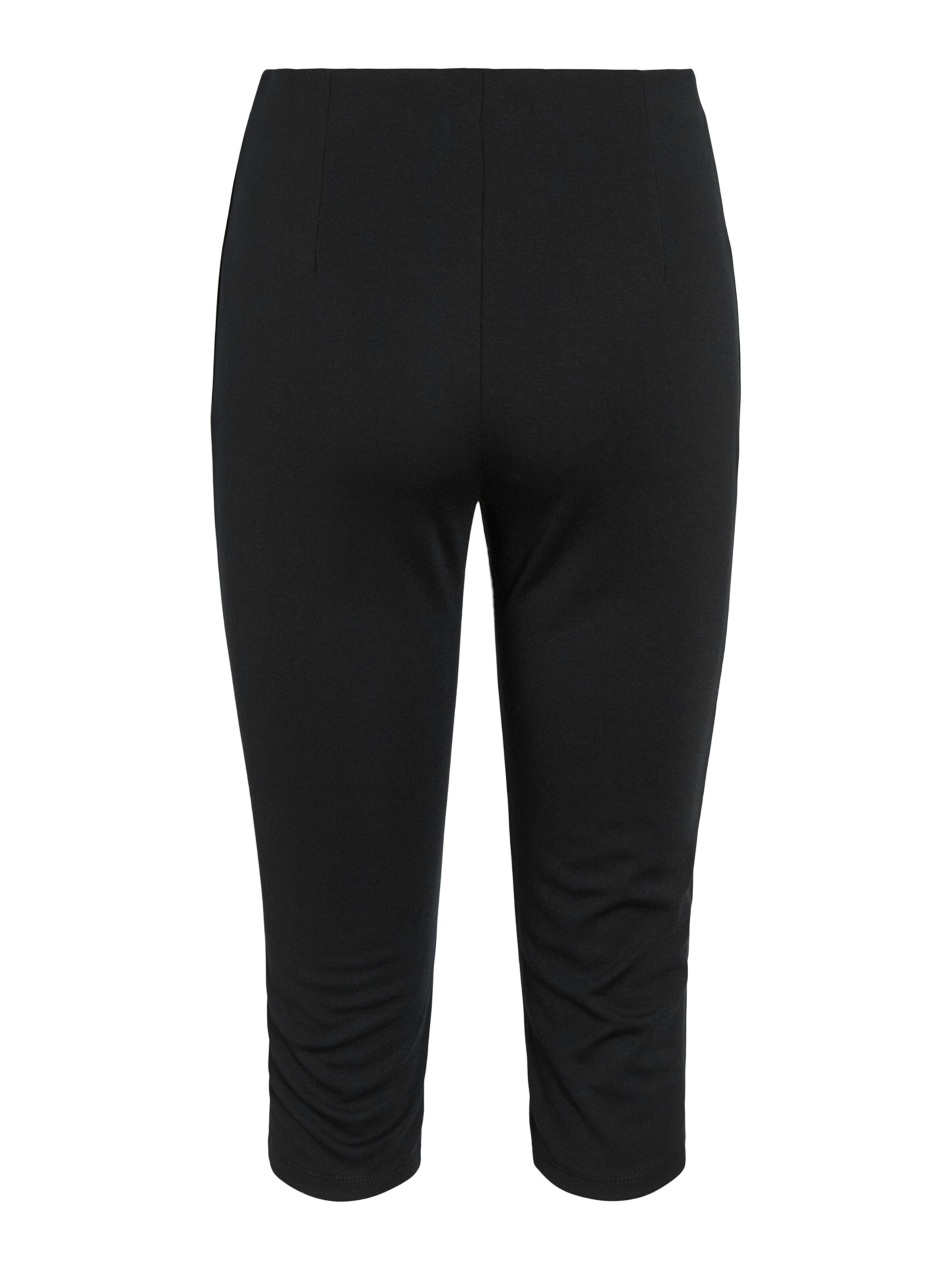 VILA Slim fit Pants 'VISOFIE PERI' in Black