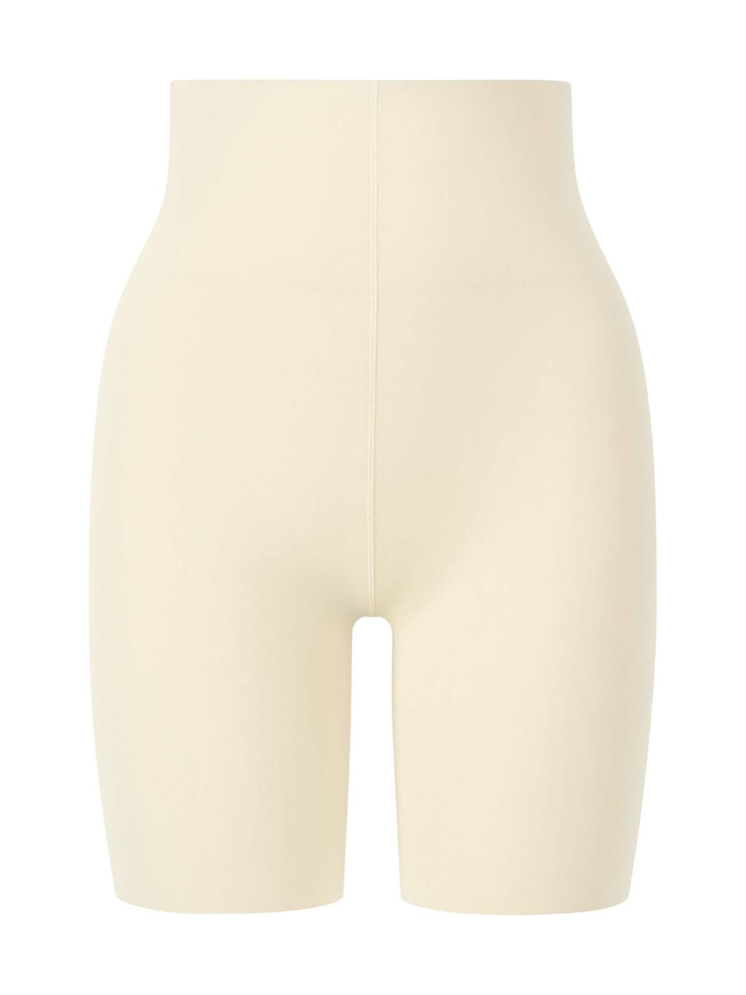Pantaloni modellanti 'LaserSmooth' di fashionshowcase in beige: frontale