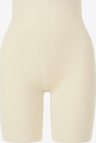Pantaloni modellanti 'LaserSmooth' di fashionshowcase in beige: frontale