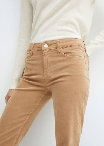 MANGO regular Jeans 'Fionap' i brun