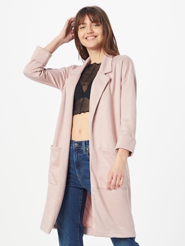 PIECES Summer Coat in Pink: front
