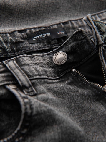 Ombre Regular Jeans in Grijs