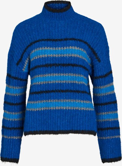 VILA Sweater 'FINLEY' in Turquoise / Royal blue / Silver grey / Black, Item view