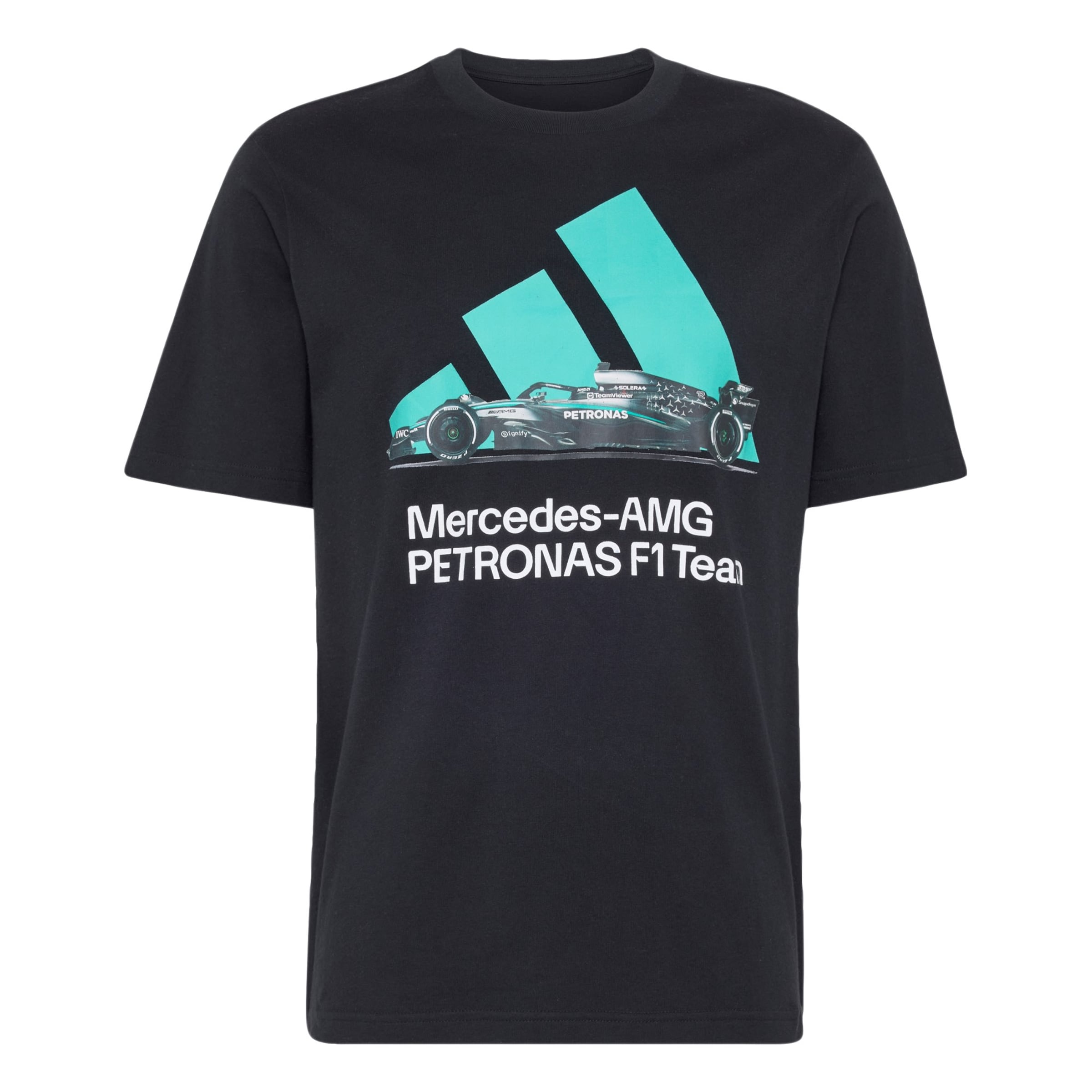 ADIDAS PERFORMANCE Performance shirt 'Mercedes-AMG Petronas Formula 1 Team' in XXS in Turquoise / Black / White, Item view