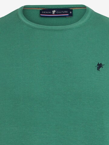 DENIM CULTURE Sweater 'Manno' in Green