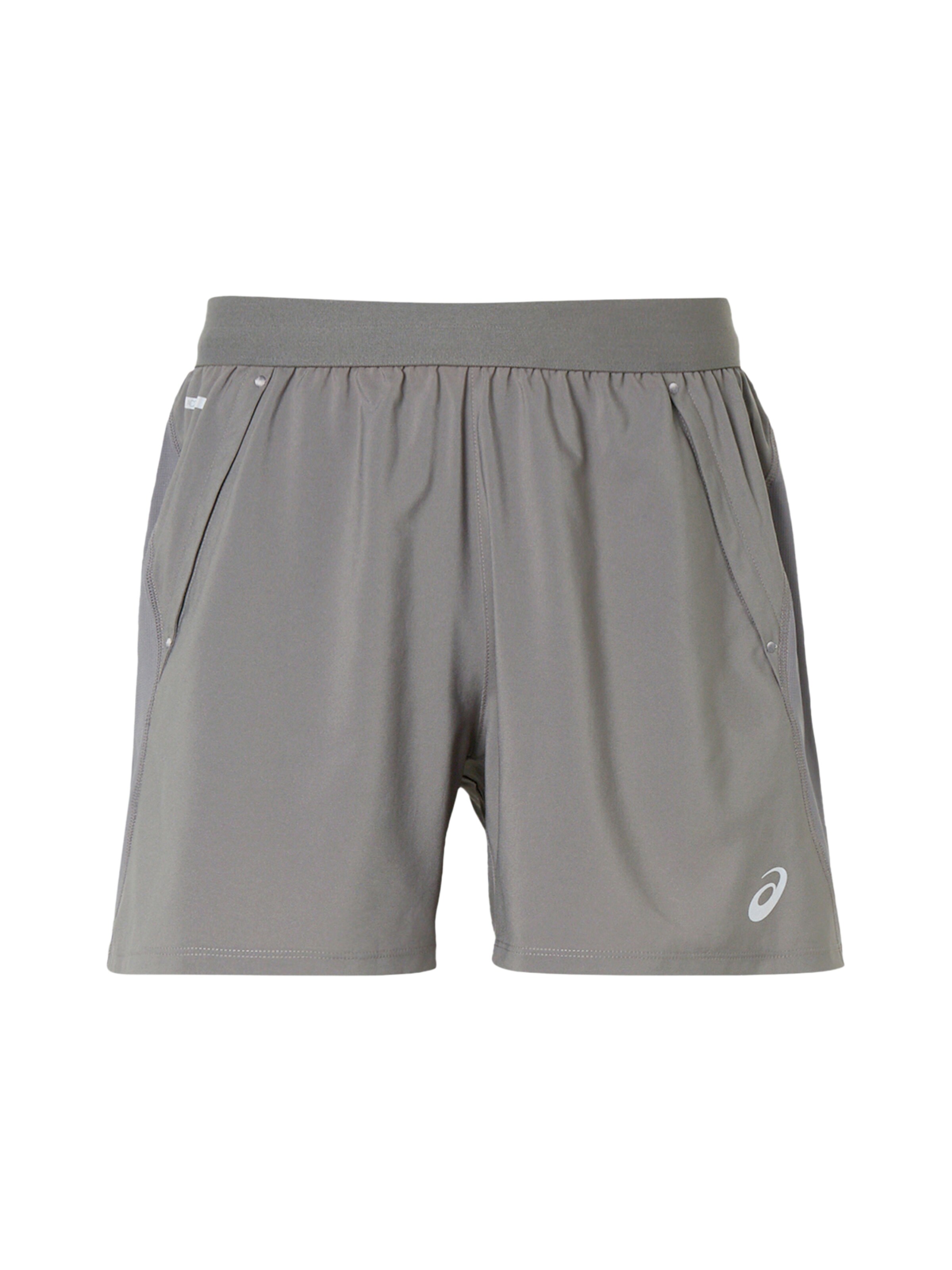 ASICS Workout Pants 'ROAD' in Grey: front