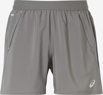 ASICS Workout Pants 'ROAD' in Grey: front