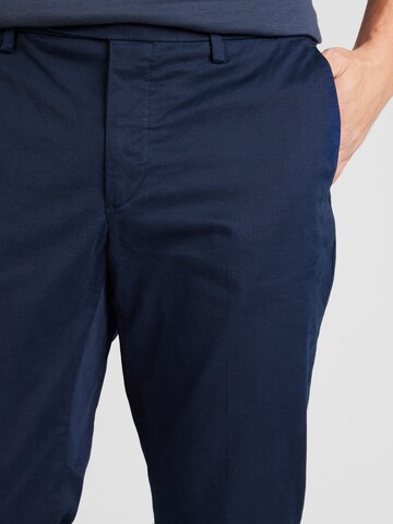Coupe slim Pantalon chino 'KENSINGTON' Hackett London en bleu
