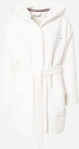 Peignoir court Tommy Hilfiger Underwear en blanc : devant