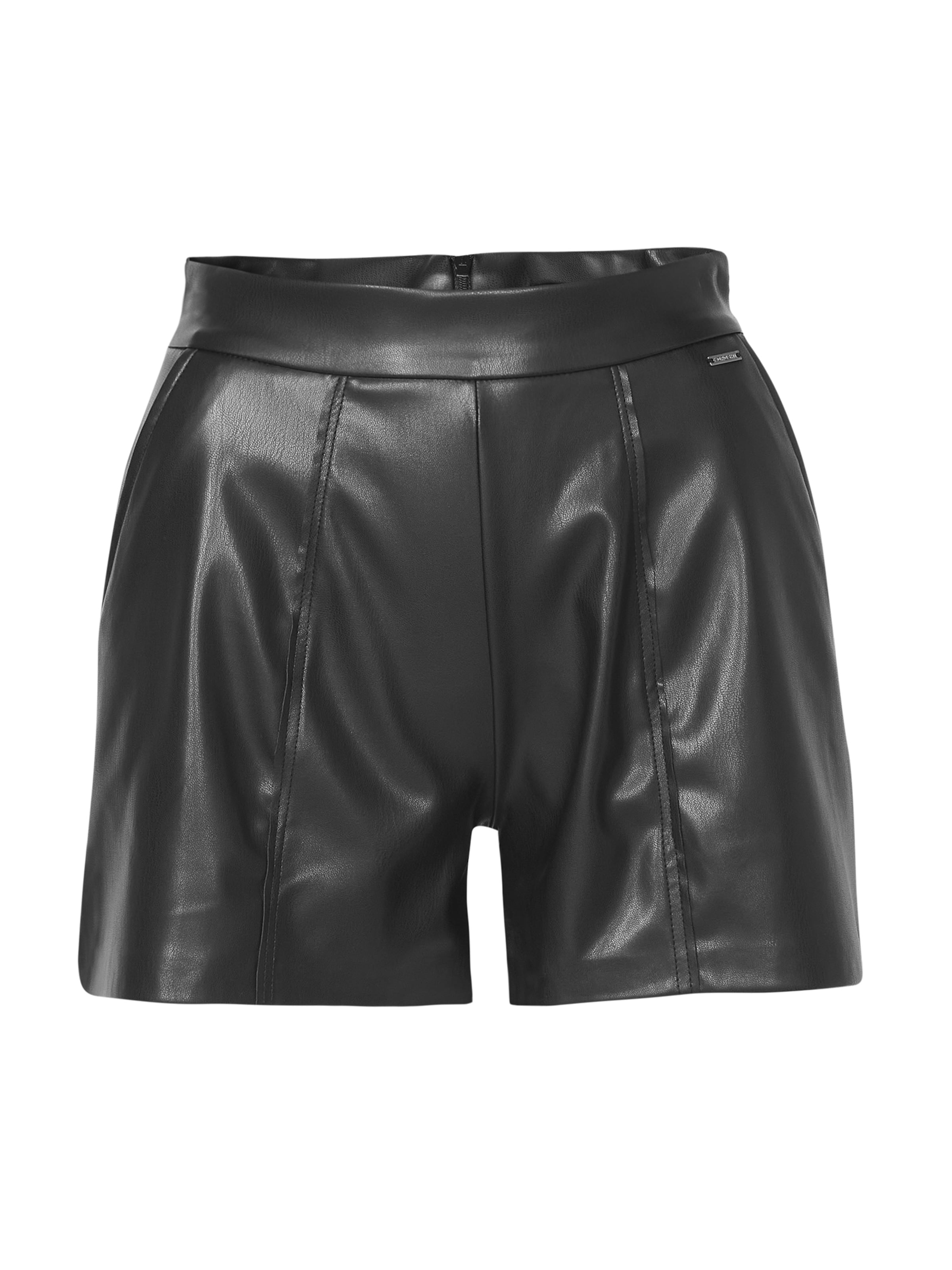 Regular Pantaloni de la KOROSHI pe negru: față