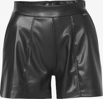 KOROSHI Regular Housut värissä musta: etupuoli