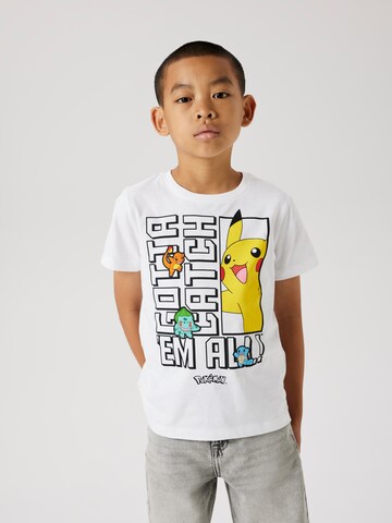 T-Shirt 'NKMFlame Pokemon' NAME IT en blanc : devant
