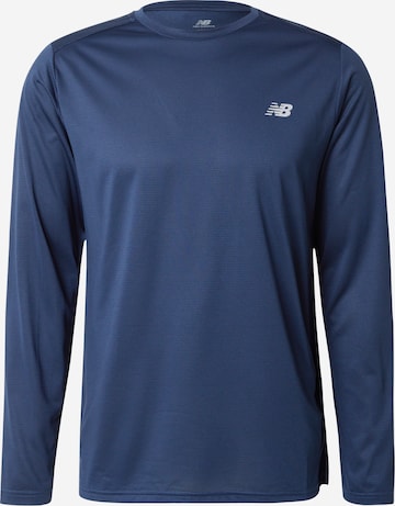 new balance Funktionsshirt in Blau: Vorderseite