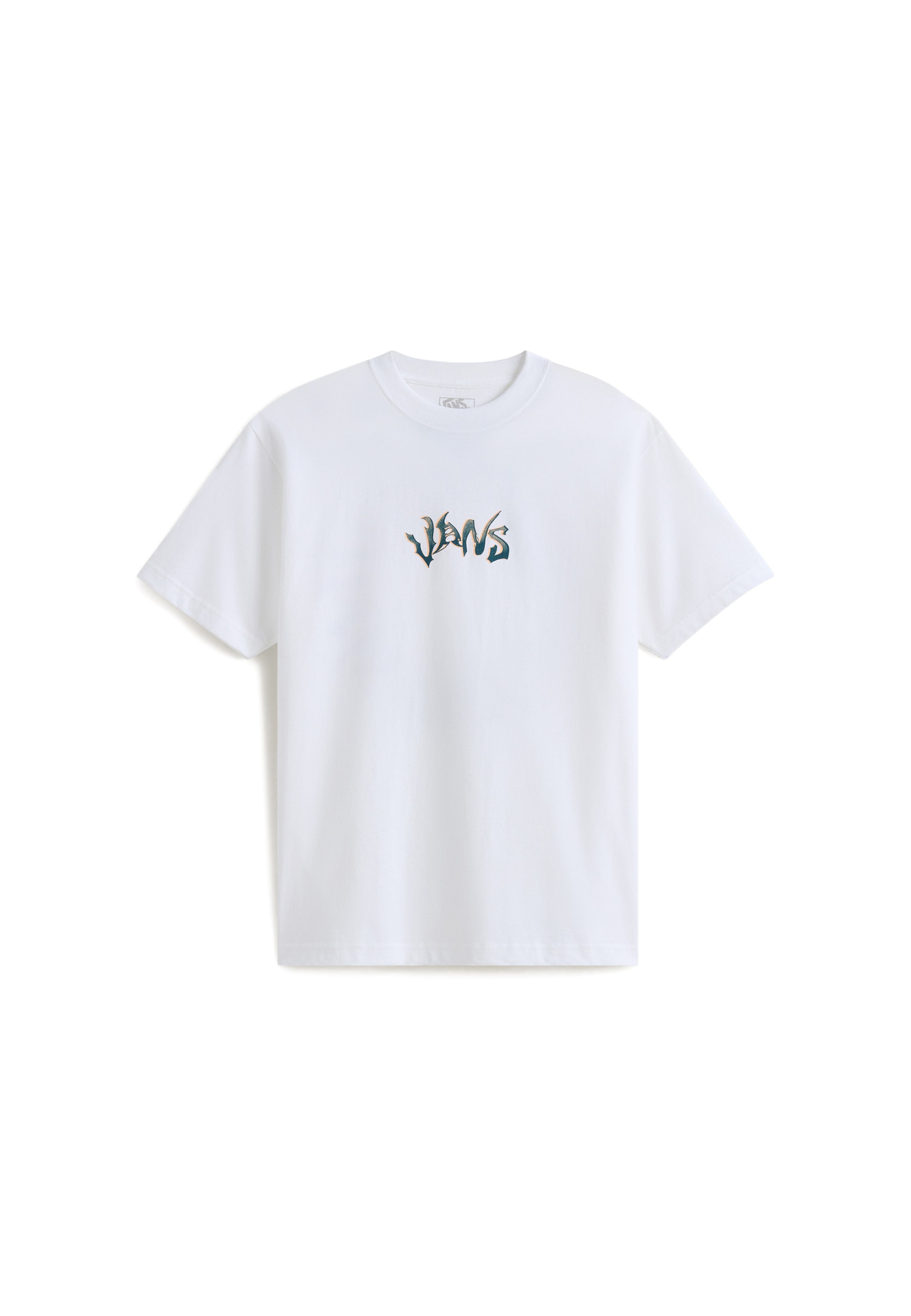 VANS Тениска 'Wild Circle' в бяло: отпред