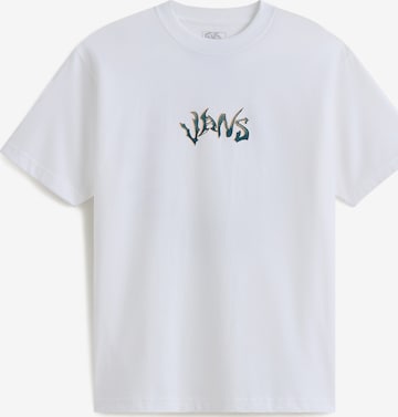 VANS Тениска 'Wild Circle' в бяло: отпред