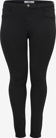 ONLY Carmakoma Slim fit Jeans 'Storm' in Black: front