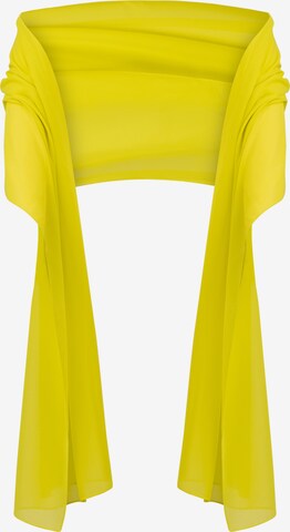 APART Scarf in Yellow: front