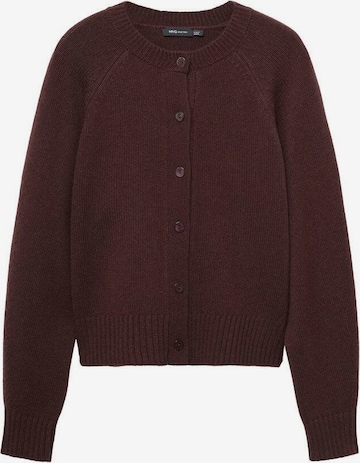 MANGO Strickjacke 'Scorpius' in Braun: Vorderseite