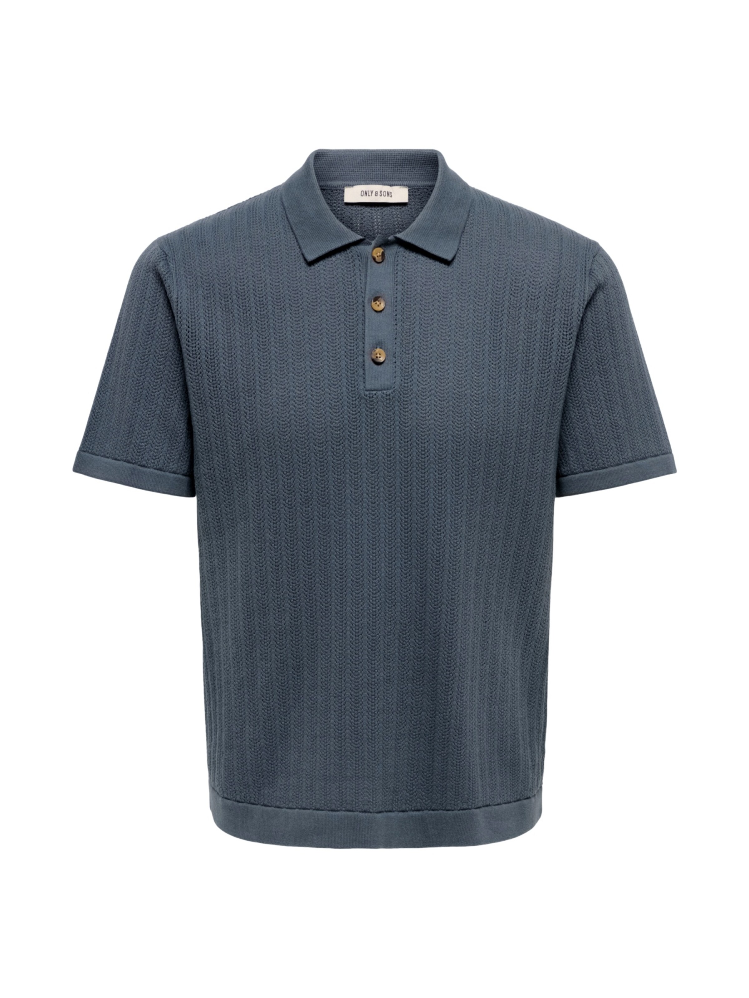 Only & Sons Poloshirt 'ONSMOON' in Blau: Vorderseite