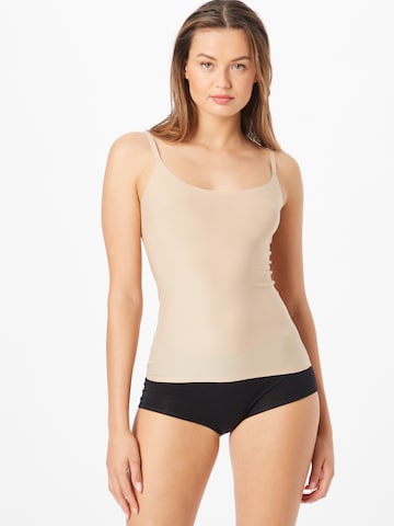 Chantelle - Top en beige: frente